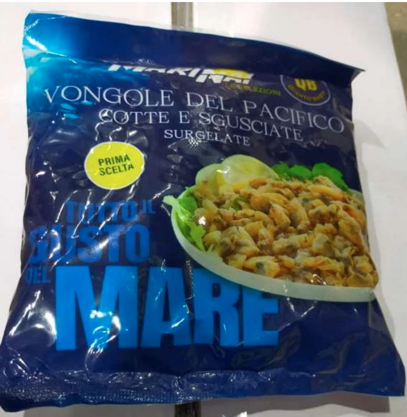 VONGOLE DEL PACIFICO COTTE E SGUSCIATE - SURGELATE