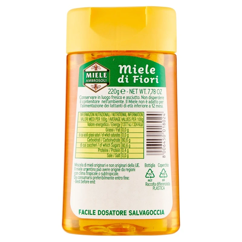 Foto Miele di fiori gr 220 G.B. Ambrosoli SpA richiamato