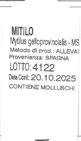 Foto Mitilo L'Acquachiara richiamato