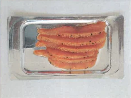 Salmone norvegese con sesamo affumicato