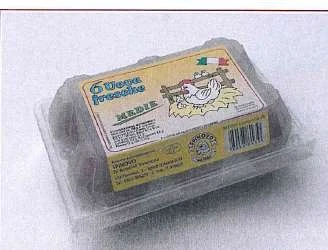 6 uova fresche medie