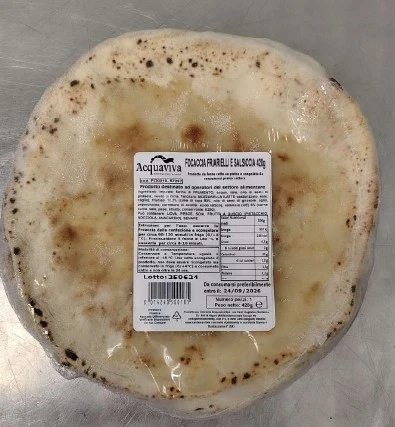 Focaccia friarielli e salsiccia 420g