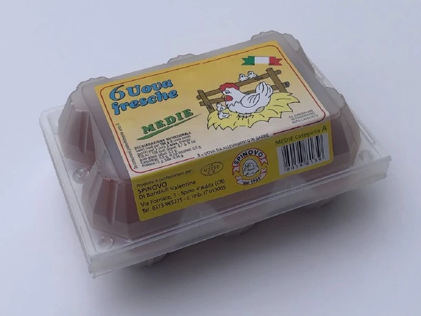 6 uova fresche medie