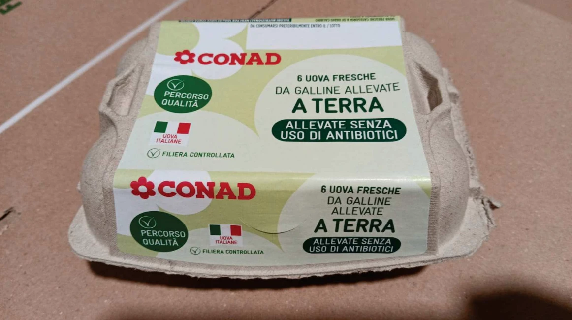 Uova fresche Cat. A da allev. a terra, Antibiotic Free, PQC Conad, Vario Calibro