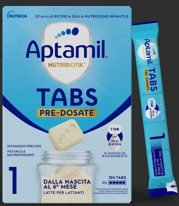 Latte per Lattanti in polvere compressa