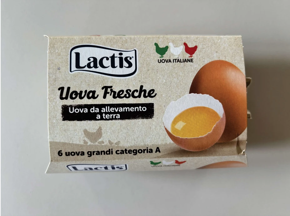 6 UOVA FRESCHE DA ALLEVAMENTO A TERRA - GRANDI - CATEGORIA A