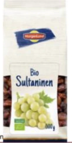 Morgenland bio Sultanien 500g / Morgenland Sultanina essiccate 500g