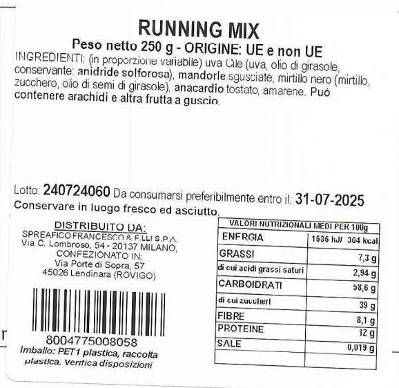 RUNNING MIX