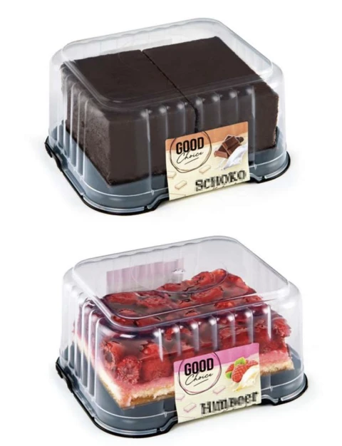 FETTE DI TORTA - VARIETA' CIOCCOLATO E VARIETA' LAMPONE