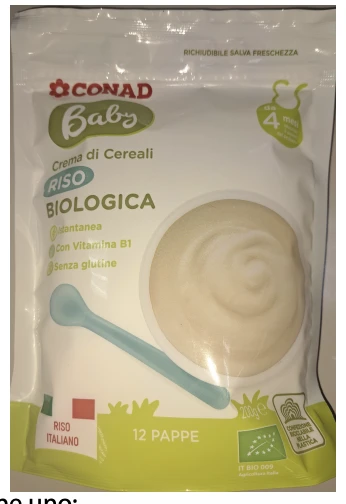 Crema di cereali RISO biologica 200g