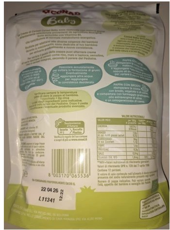 Crema di cereali RISO biologica 200g