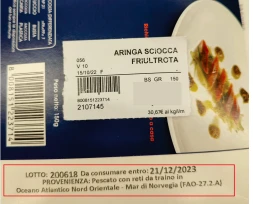 Aringa Sciocca (Filetti di aringa affumicati a freddo)