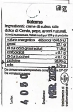 SALAME ROMAGNOLO RUST. FILZETTA