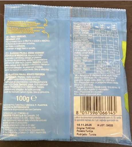 Pinoli sgusciati 100g