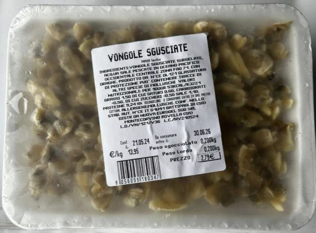VONGOLE SGUSCIATE (PAPHIA TEXTILE)