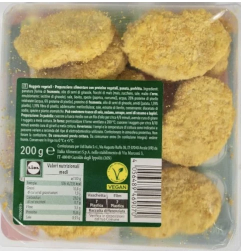 Nuggets vegetali